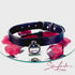 SiaLinda: Halsband Leder O-Ring Edelstahl, Serie Nummer 12, Strong 25mm breit